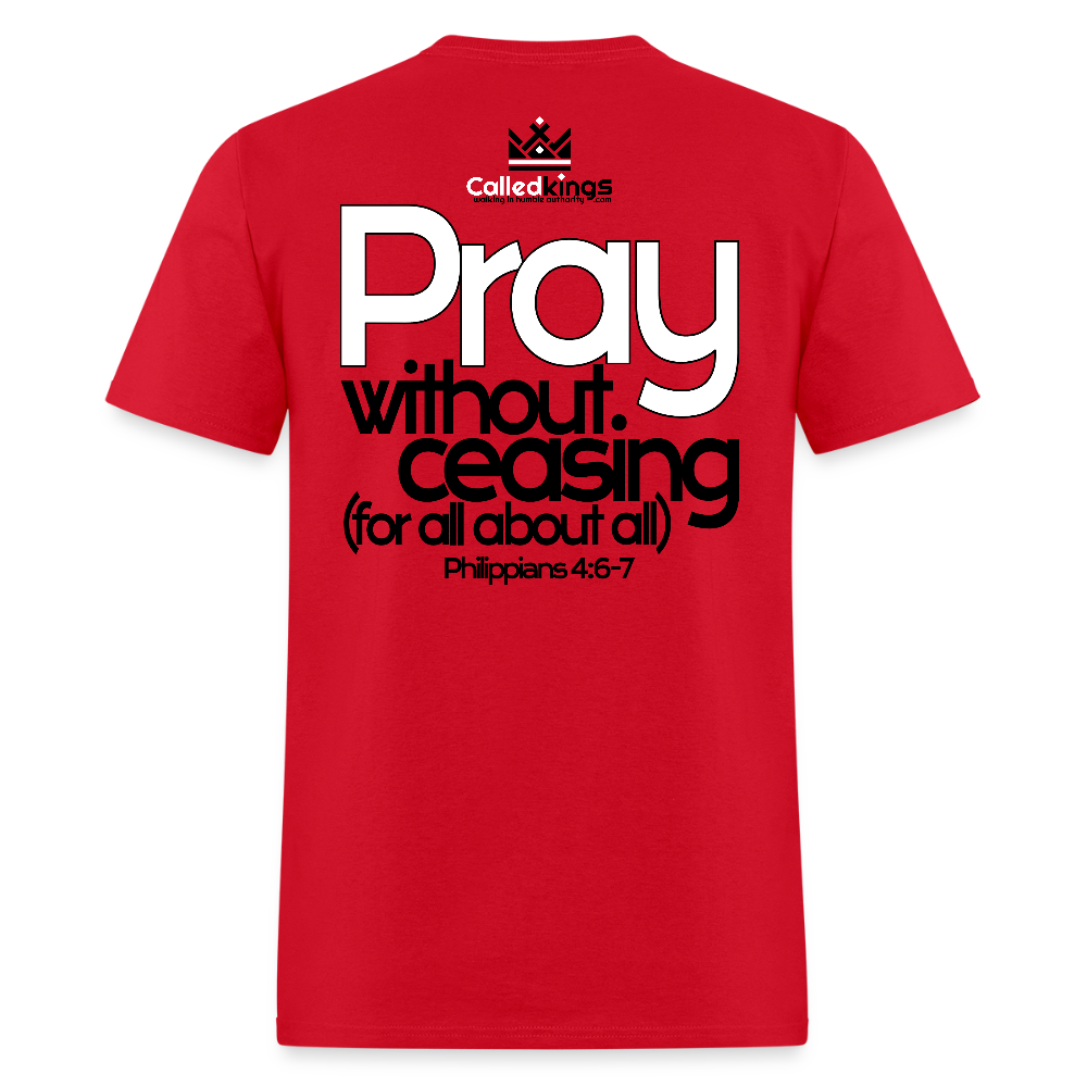 WTBSF? Pray Without Ceasing - red