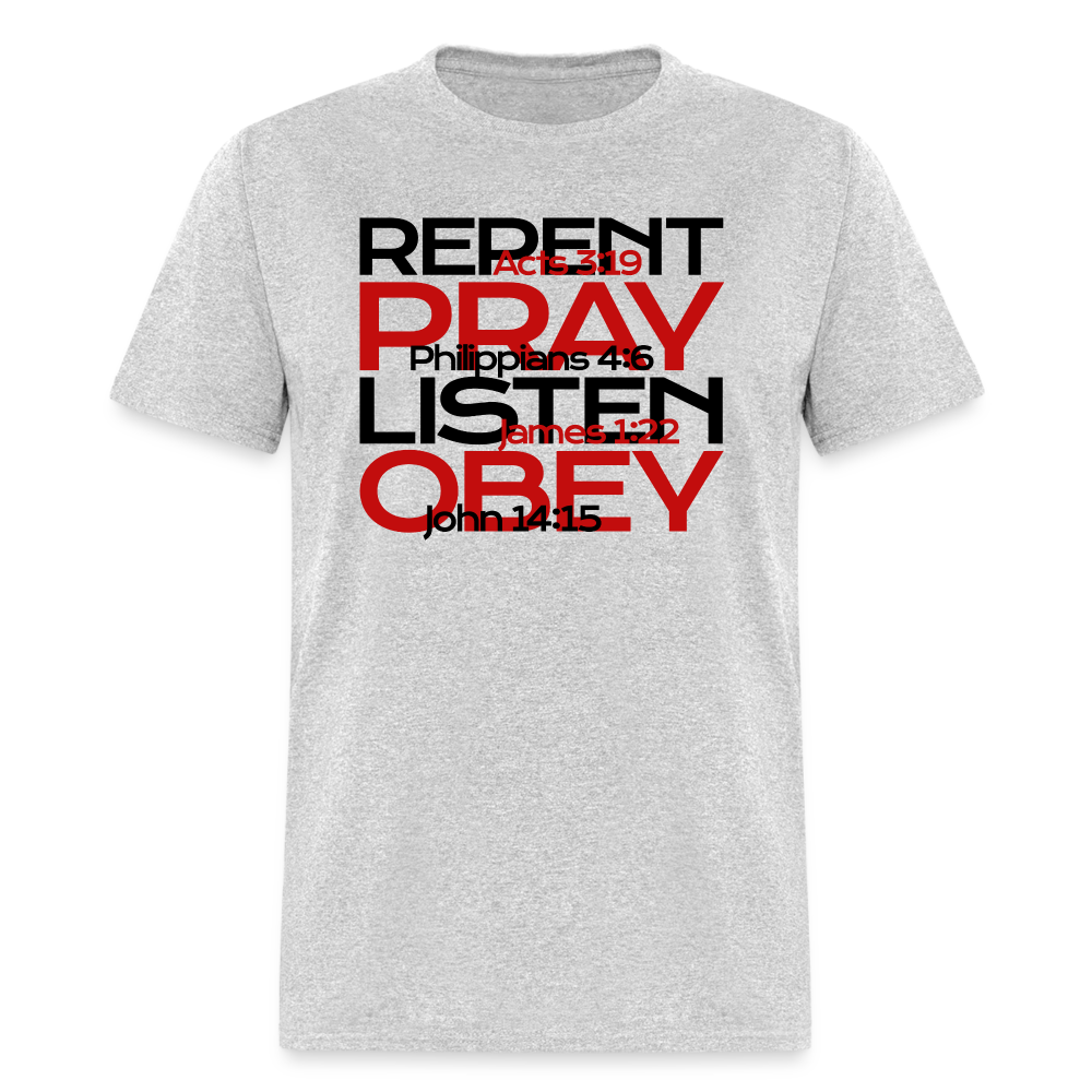 Repent Pray Listen Obey w/Scripture - heather gray