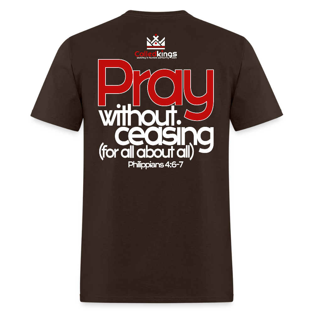 WTBSF? Pray Without Ceasing - brown