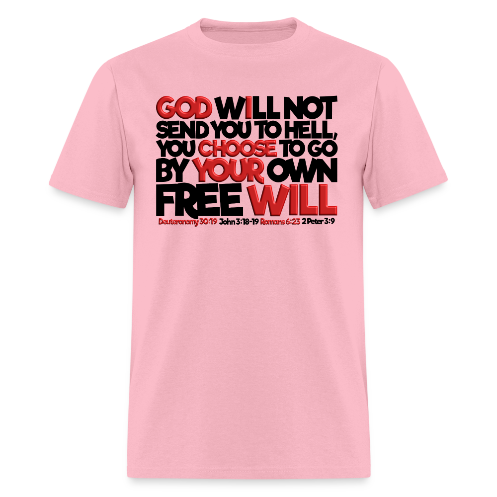 God Will Not Send You To Hell - pink