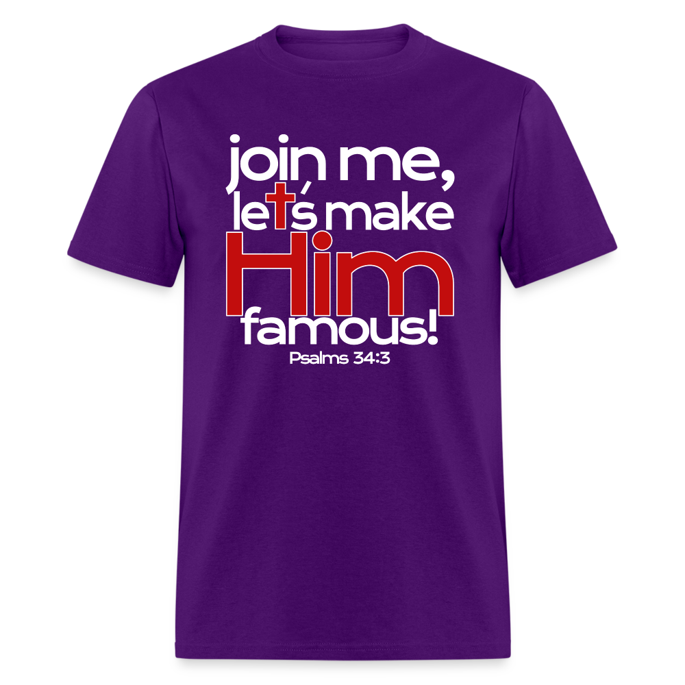 Let's Make Him Famous - purple