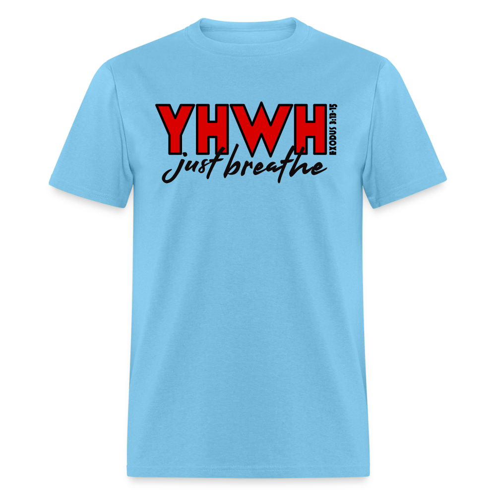 YHWH Just Breathe - aquatic blue