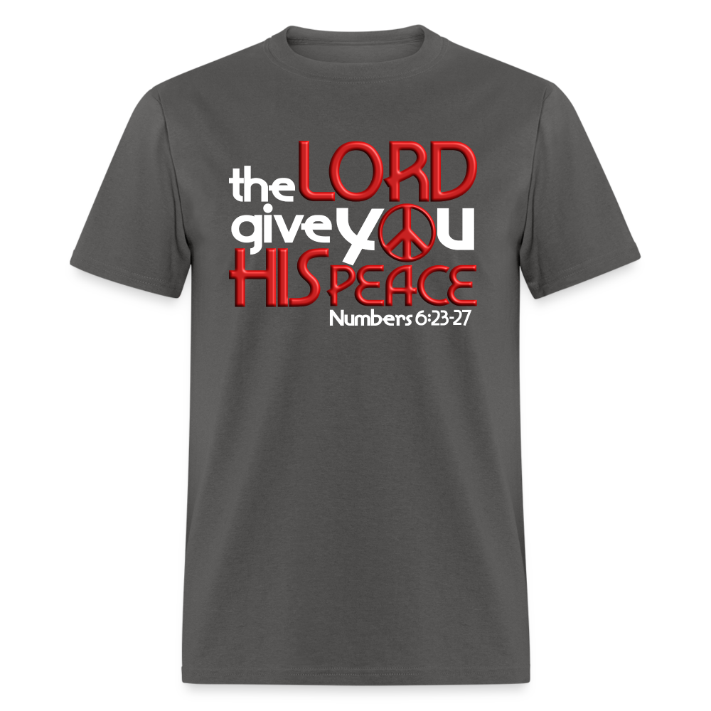 The Lord Give You His Peace - charcoal