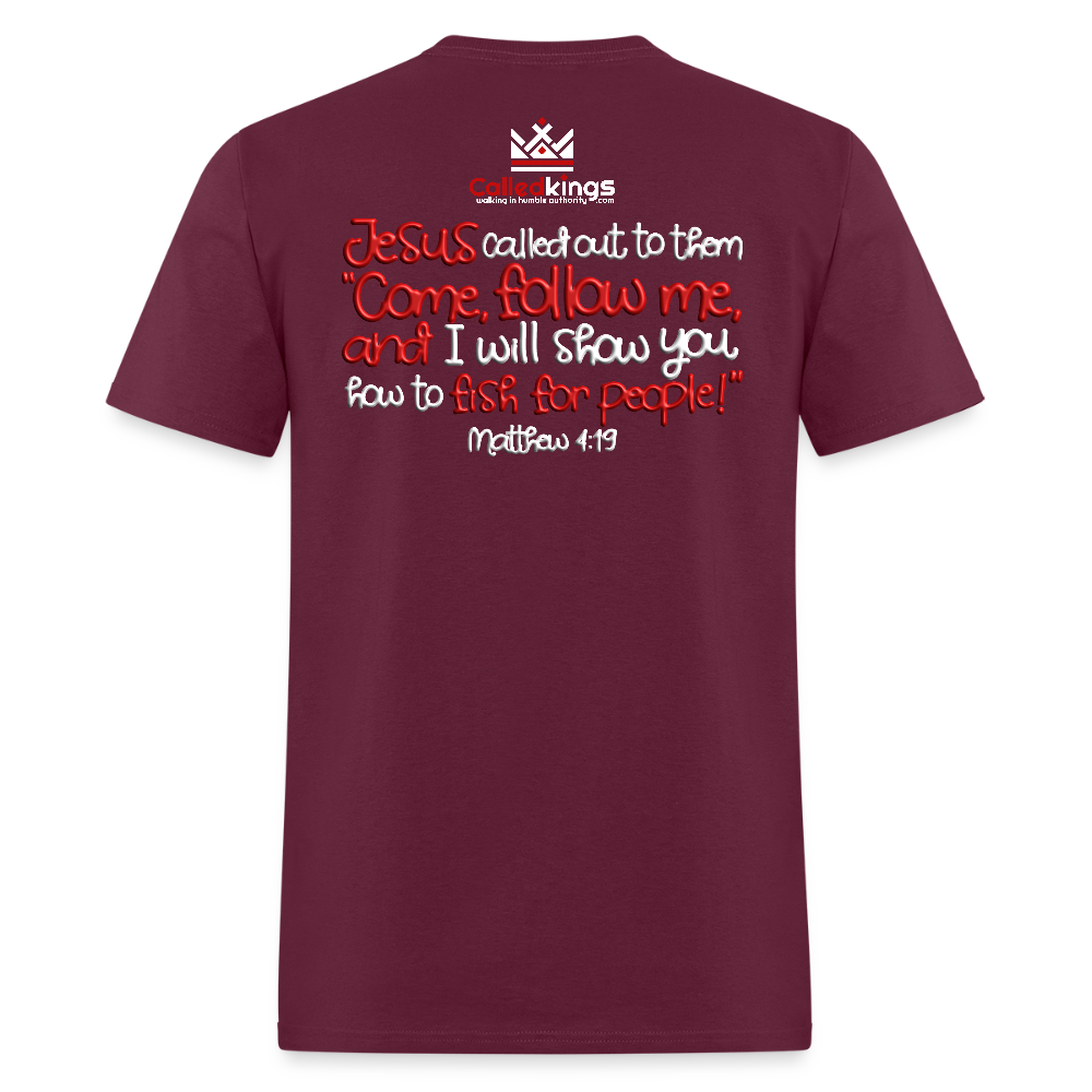 Fisher of Men - burgundy