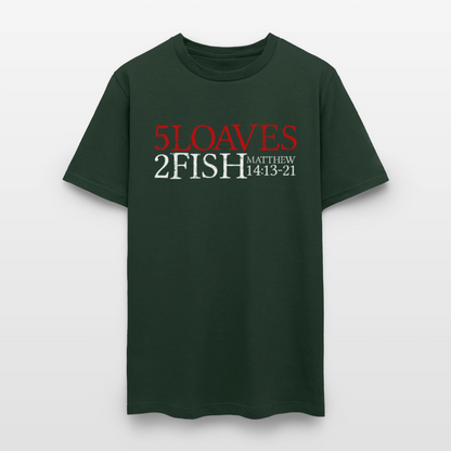 5 Loaves 2 Fish - forest green