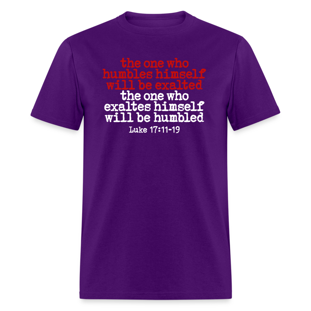 One Who Humbles Himself - purple