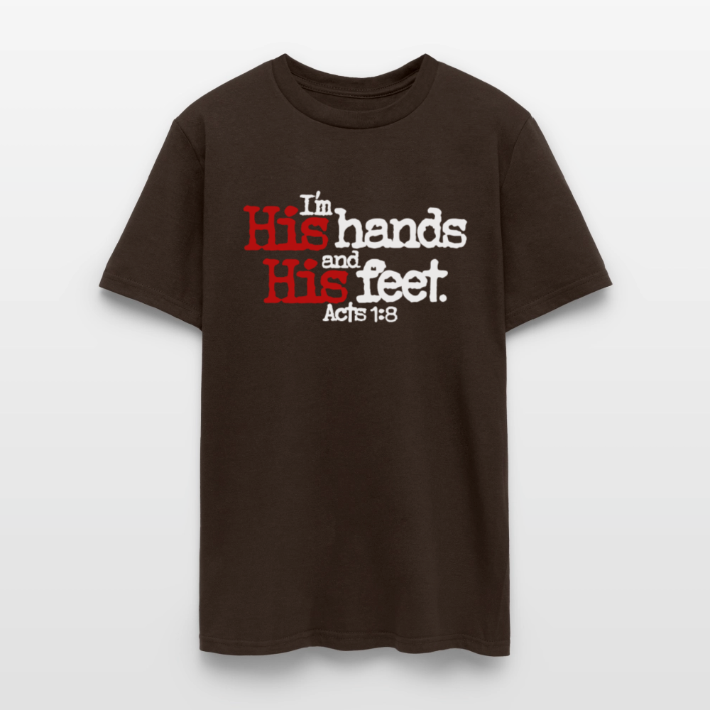 I'm His Hands His Feet - brown