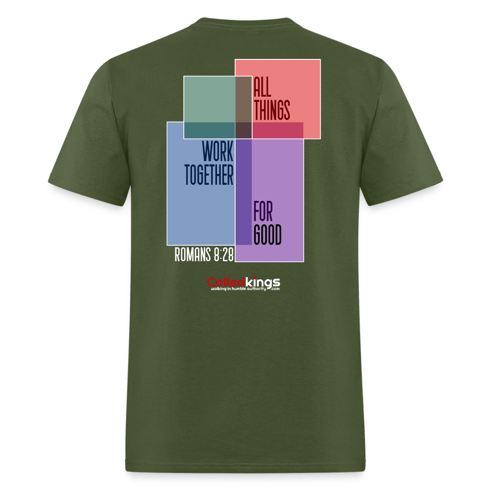 All Things Work Together - military green