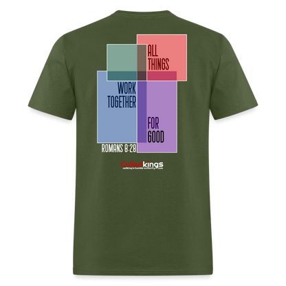 All Things Work Together - military green