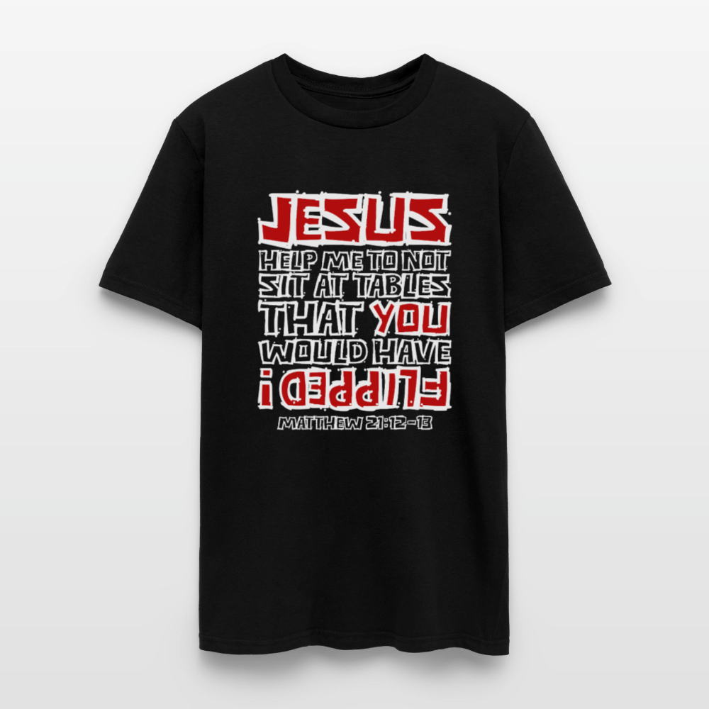 Jesus Flipped - black