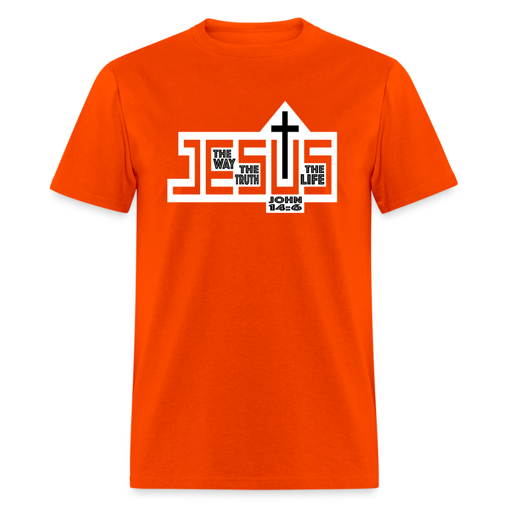 Jesus The Way Truth Life - orange