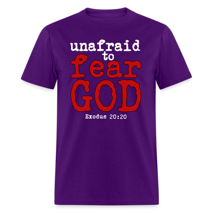 Unafraid to Fear God - purple