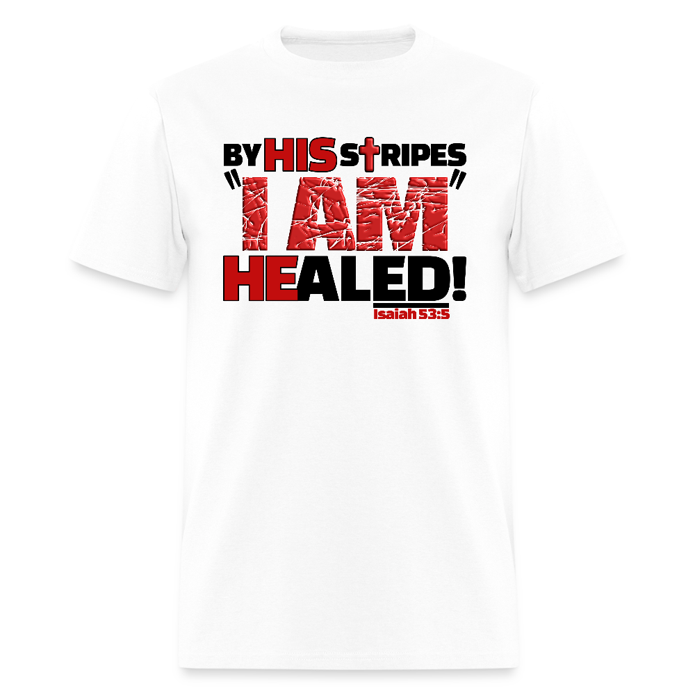 By His Stripes I Am Healed - white