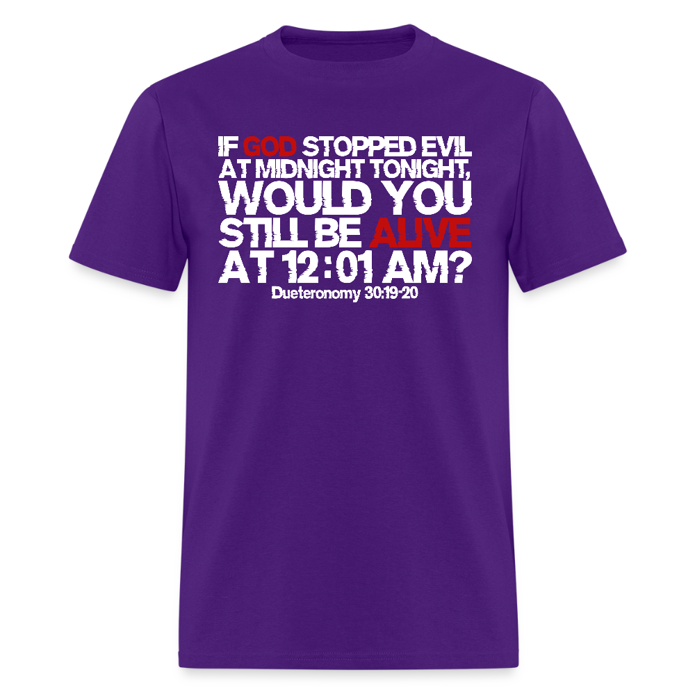 If God Stopped Evil - purple