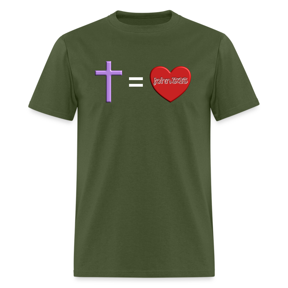 Cross = Love - military green