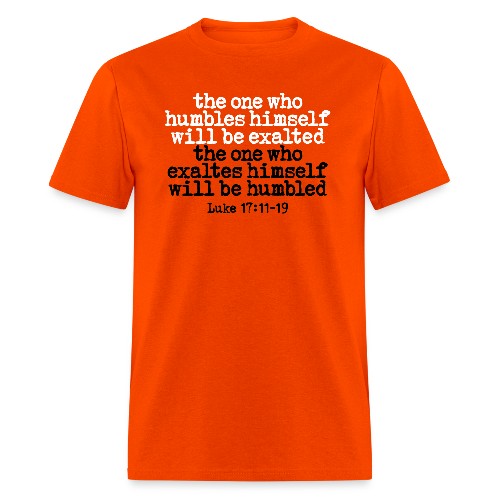 One Who Humbles Himself - orange