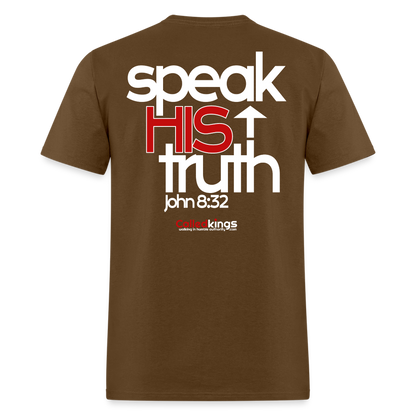 WTBSF? Speak His Truth - brown