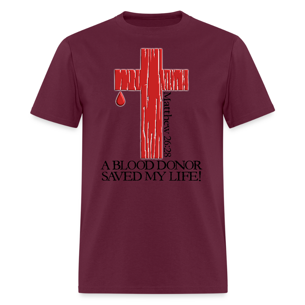 Blood Donor - burgundy