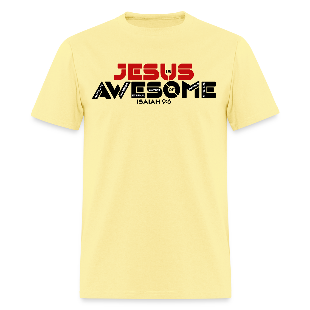 Jesus is Awesome - cornsilk