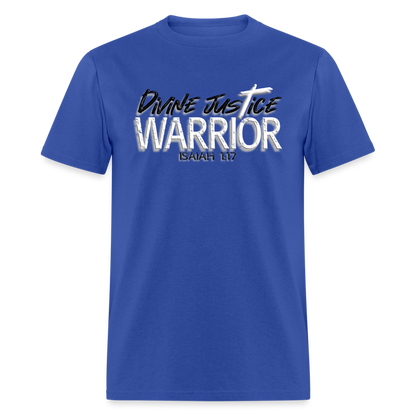 Divine Justice Warrior - royal blue