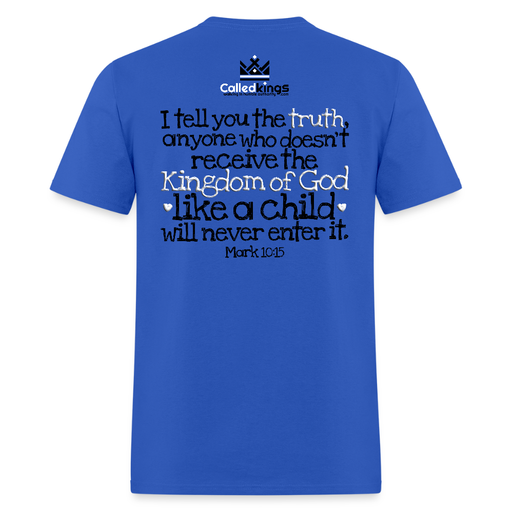 Childlike Faith - royal blue