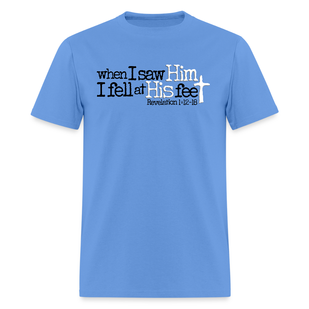 I Fell at His Feet - carolina blue