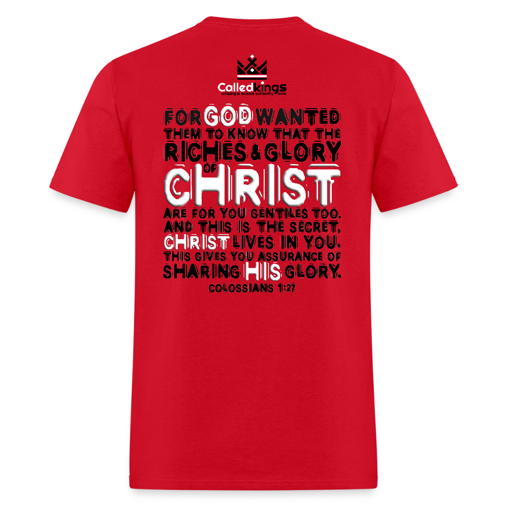 Godma Exixts Loudly In Me - red