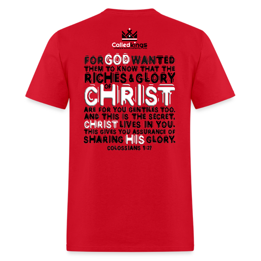 Godma Exixts Loudly In Me - red