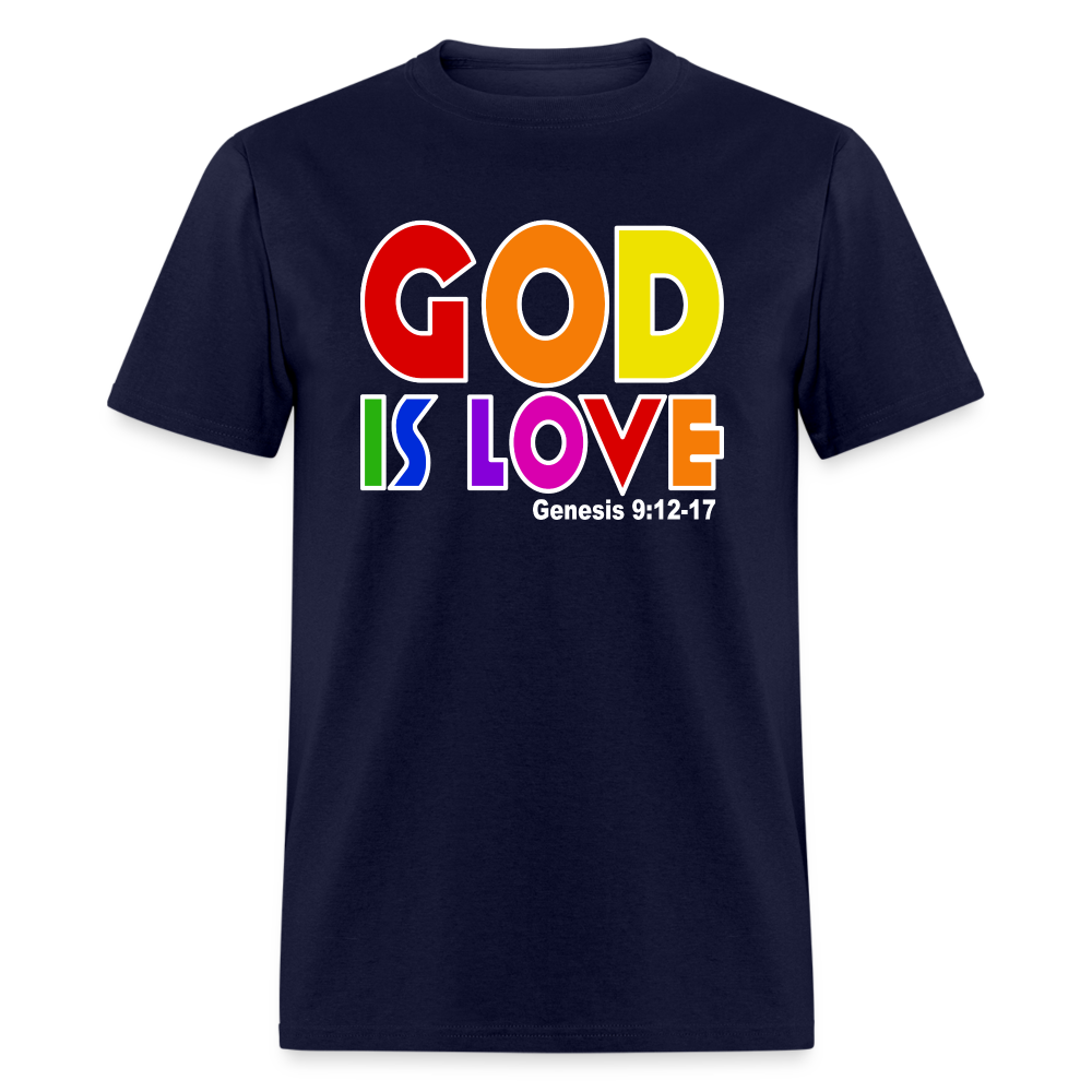 GOD is Love - navy