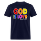 GOD is Love - navy