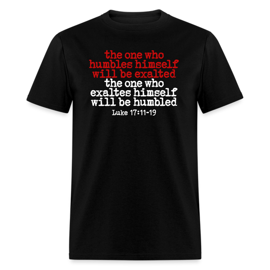One Who Humbles Himself - black