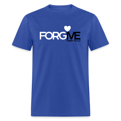 Forgive Me - royal blue