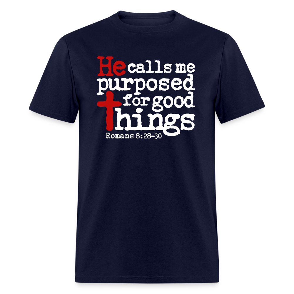 He Calls Me Purposed - navy