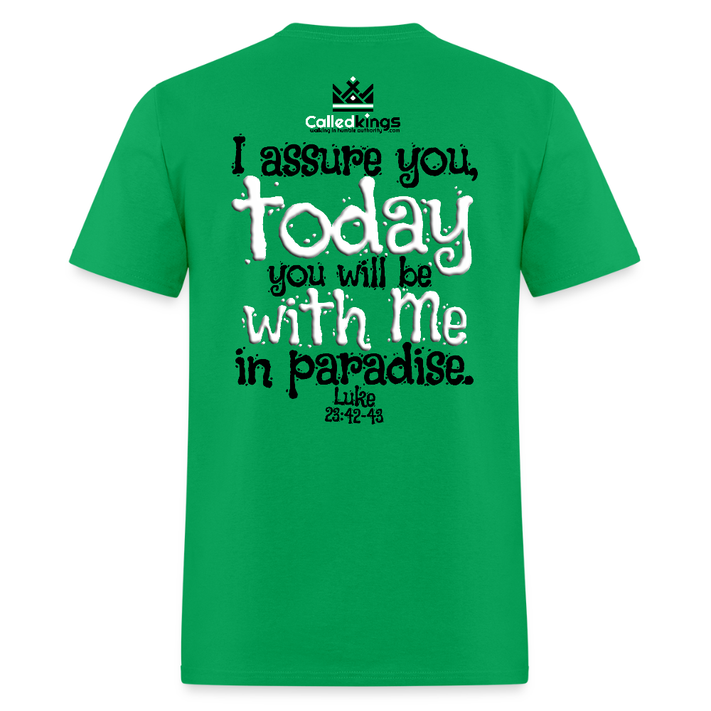 Jesus Remember Me - bright green