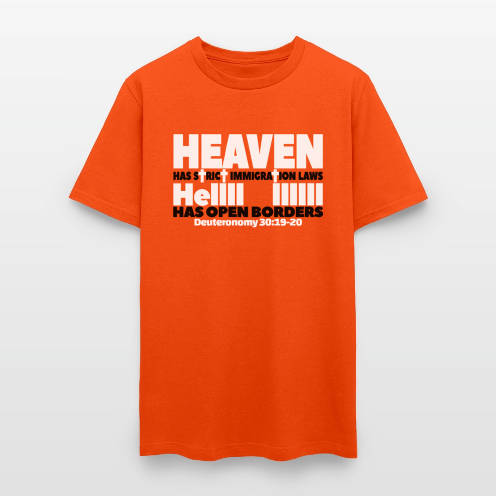 Heaven Has Strict Immigration Laws - orange
