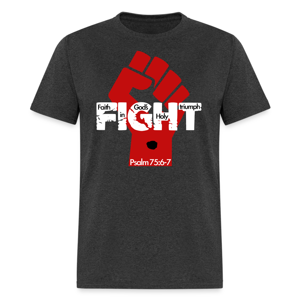 FIGHT with Fist - heather black