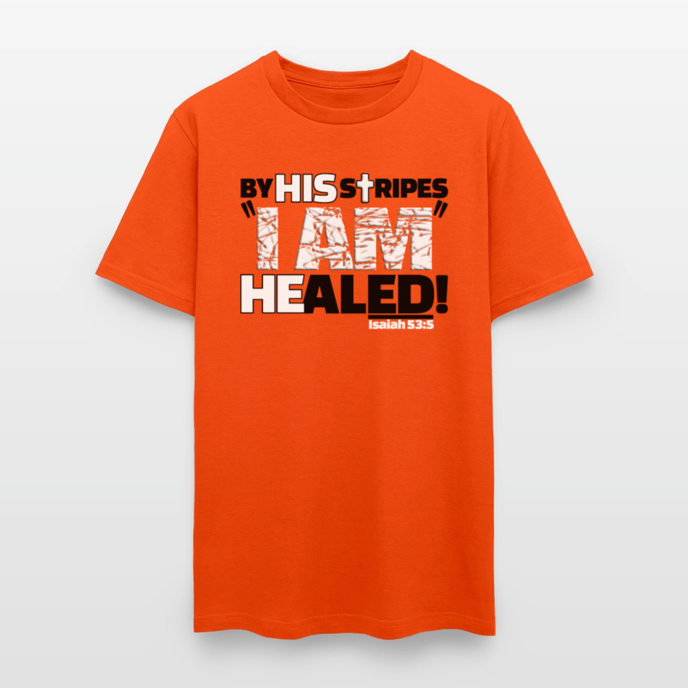 By His Stripes I Am Healed - orange