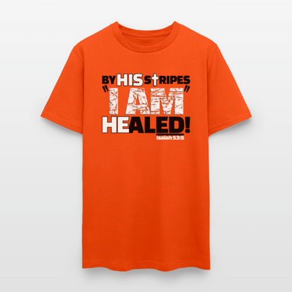 By His Stripes I Am Healed - orange
