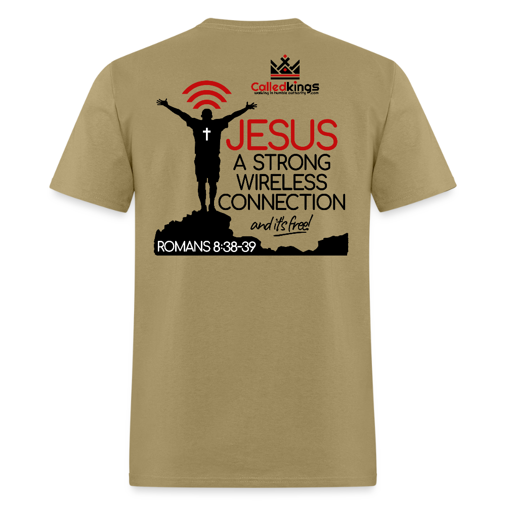 Jesus Strong Wireless Connection - khaki