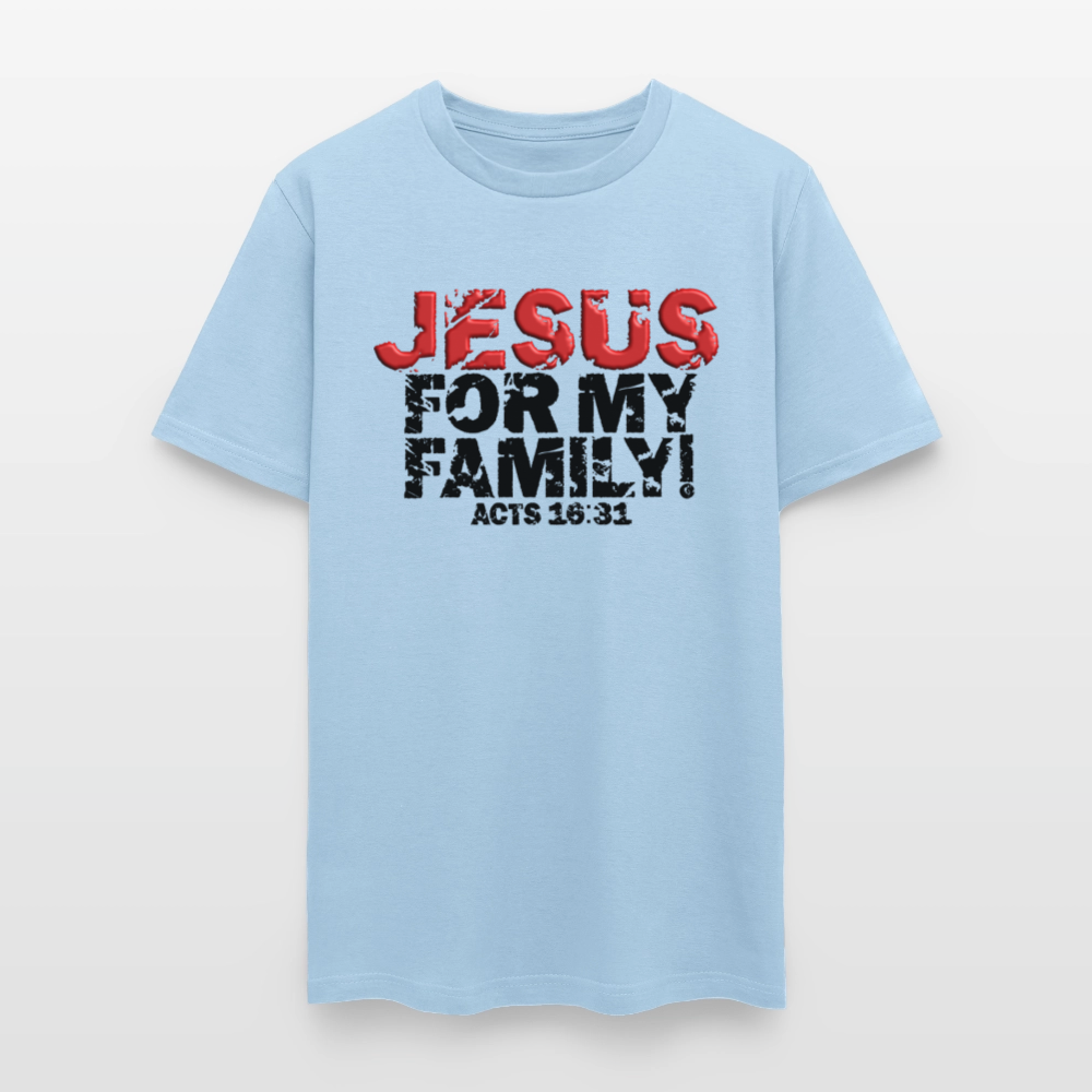 Jesus for My Family - powder blue