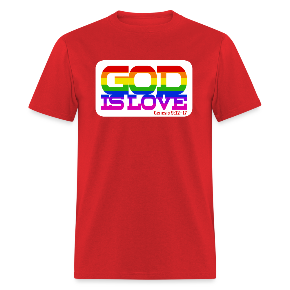 GOD is Love - red