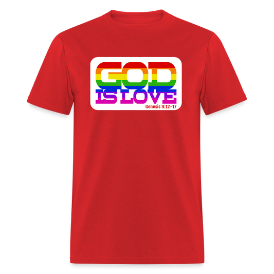 GOD is Love - red