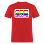 GOD is Love - red