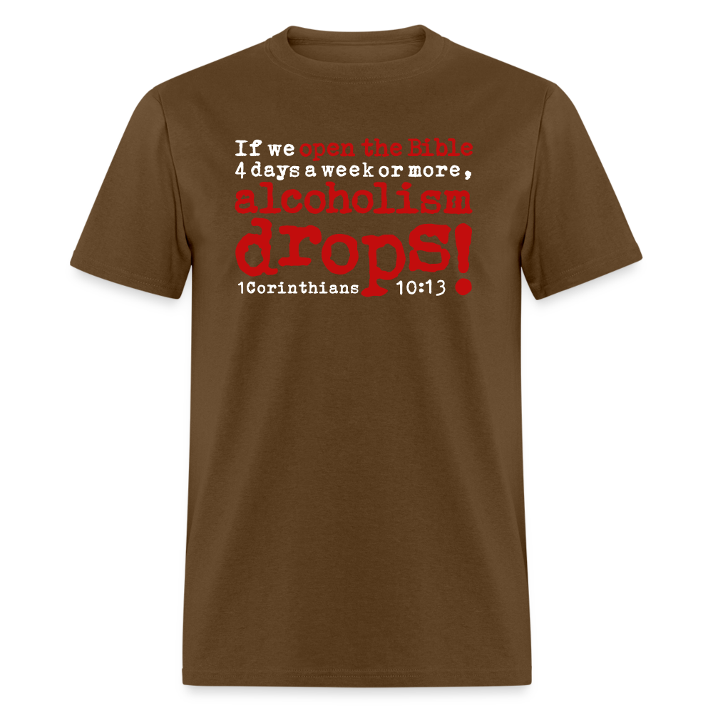 Open Bible Alcoholism Drops - brown
