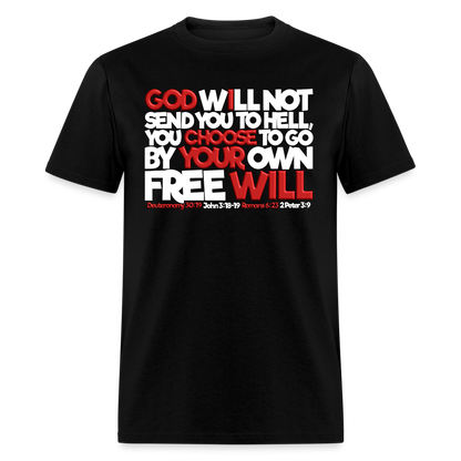 God Will Not Send You To Hell - black