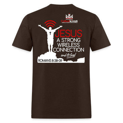 Jesus Strong Wireless Connection - brown