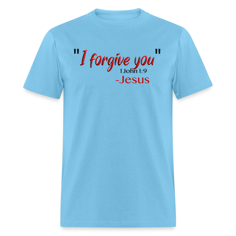 I Forgive You - aquatic blue