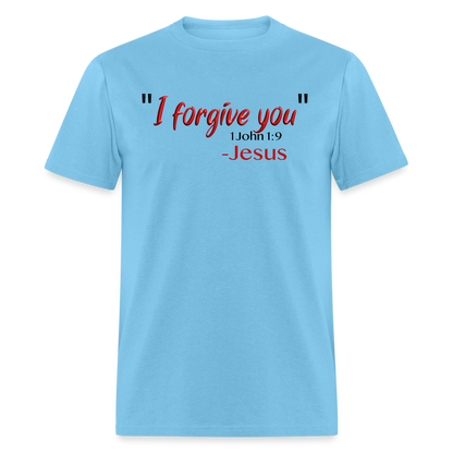 I Forgive You - aquatic blue