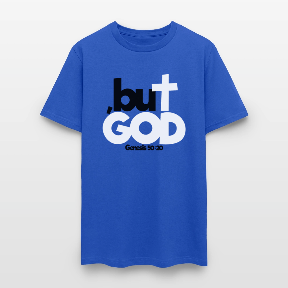 But God - royal blue