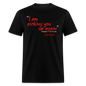 I Am Picking You Up Again - black